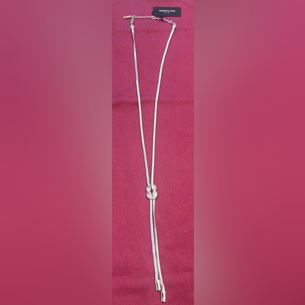 Kenneth Cole silver necklace NWT